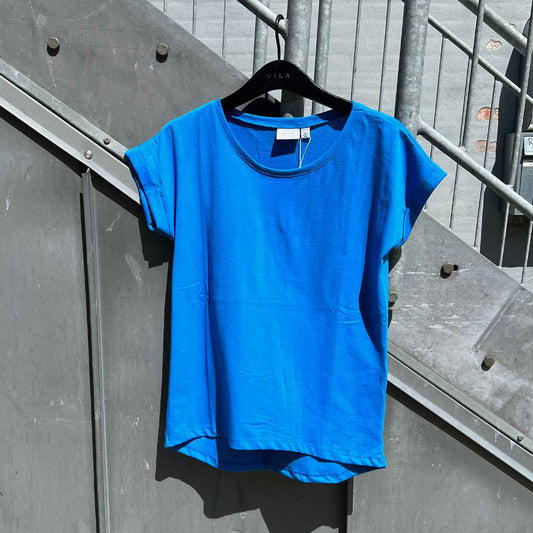 VILA - T-SHIRT - DREAMERS 14083085 - FRENCH BLUE